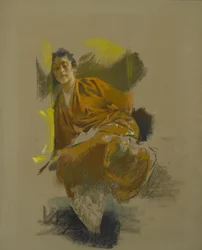Studie i japansk kostume, ca. 1890-92